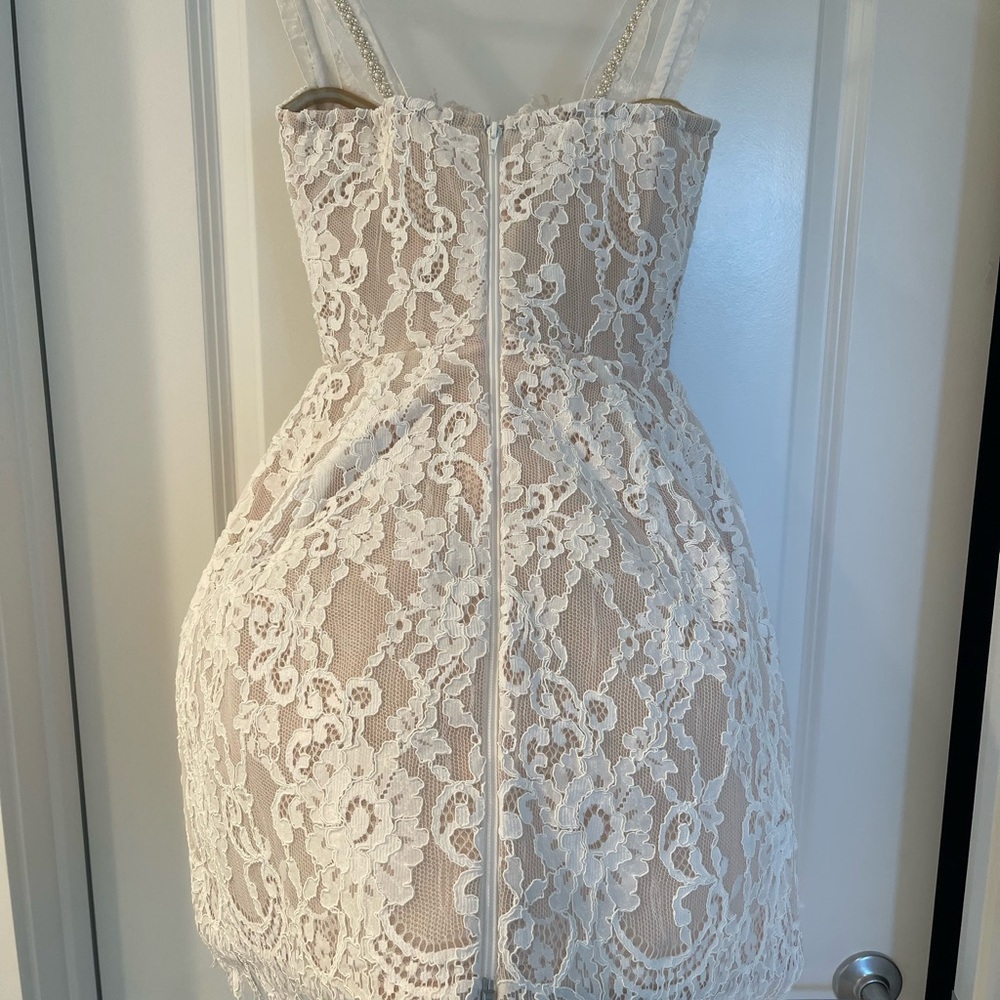 NEW BRONX AND BANCO Colette Lace Mini Dress - Picture 13 of 17